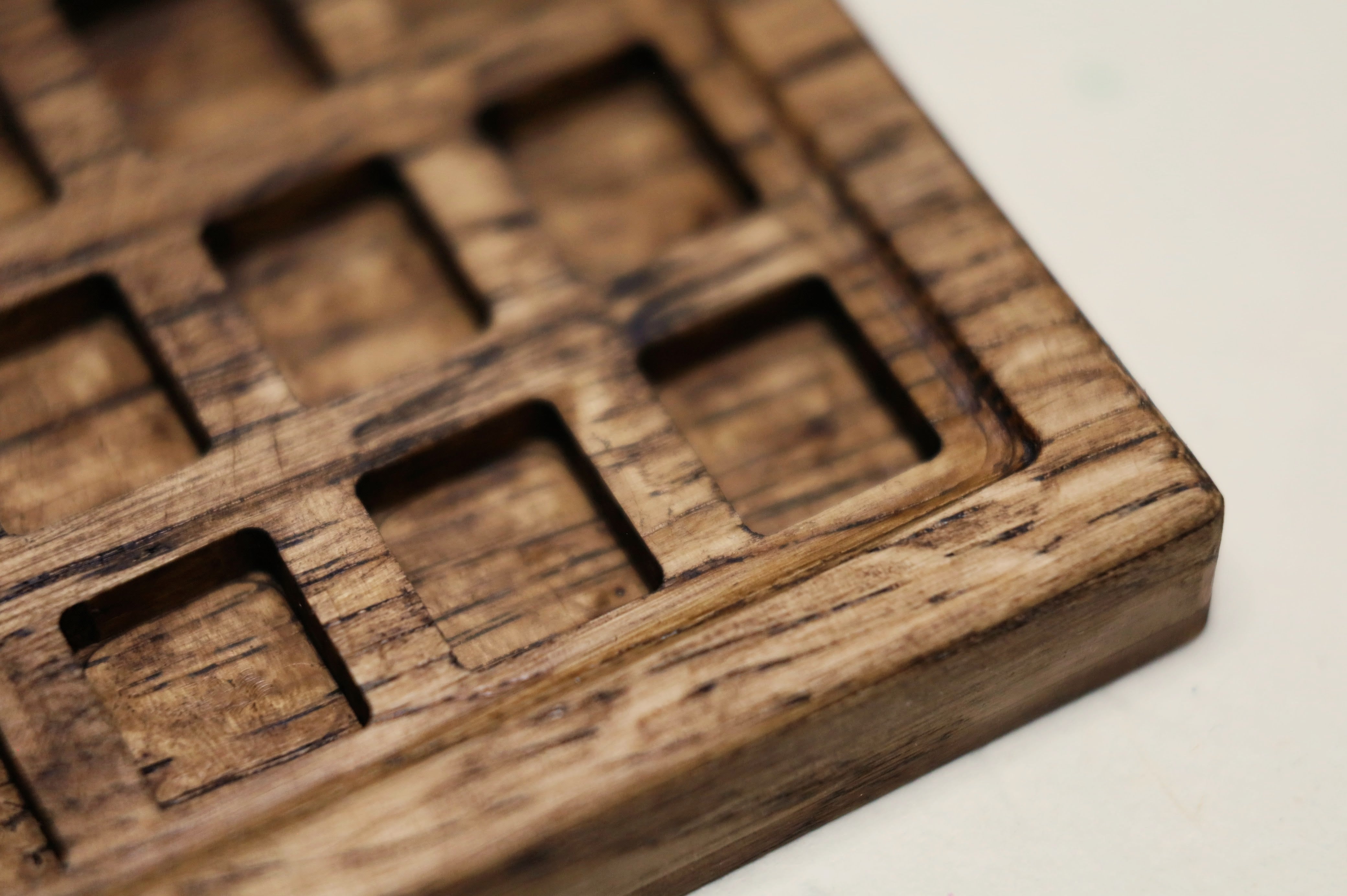 Wooden watercolor palette (incl. empty 54 half pans)