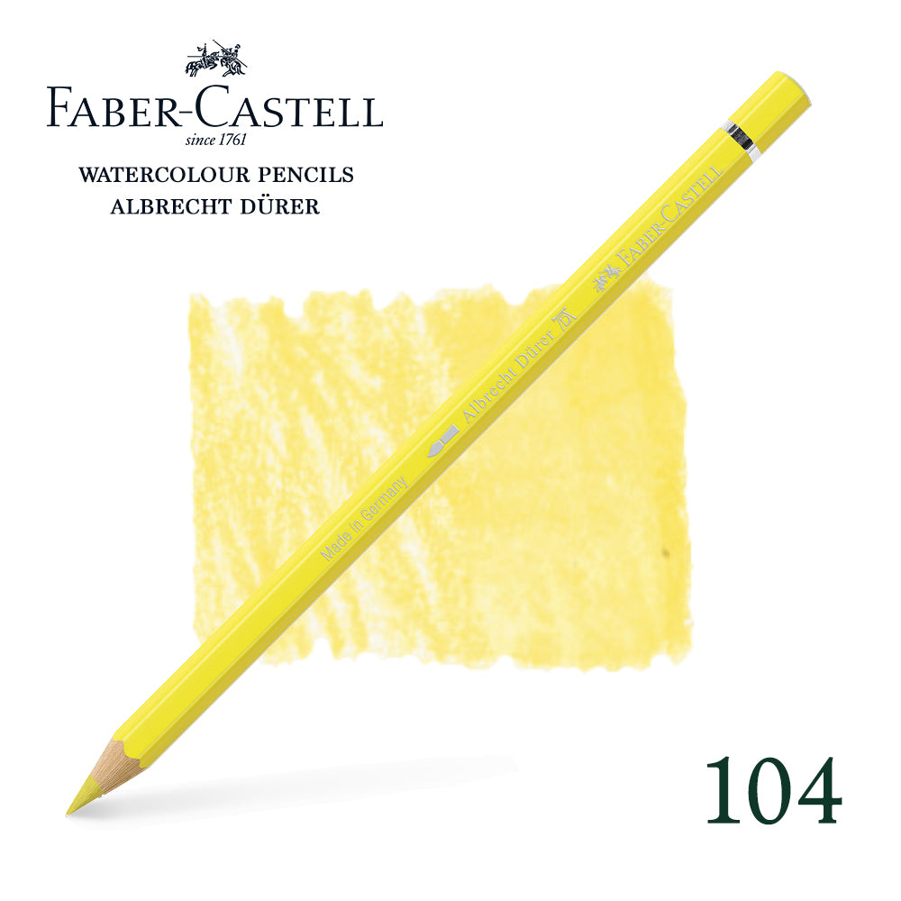 104 Jaune glacis clair - Crayon aquarellable - Faber-Castell - Albrecht Dürer