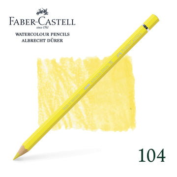 104 Jaune glacis clair - Crayon aquarellable - Faber-Castell - Albrecht Dürer