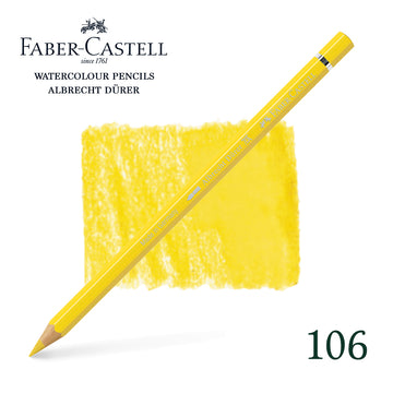 106 Jaune de chrome clair - Crayon aquarellable - Faber-Castell - Albrecht Dürer