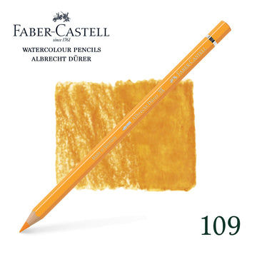 109 Jaune de chrome foncé - Crayon aquarellable - Faber-Castell - Albrecht Dürer