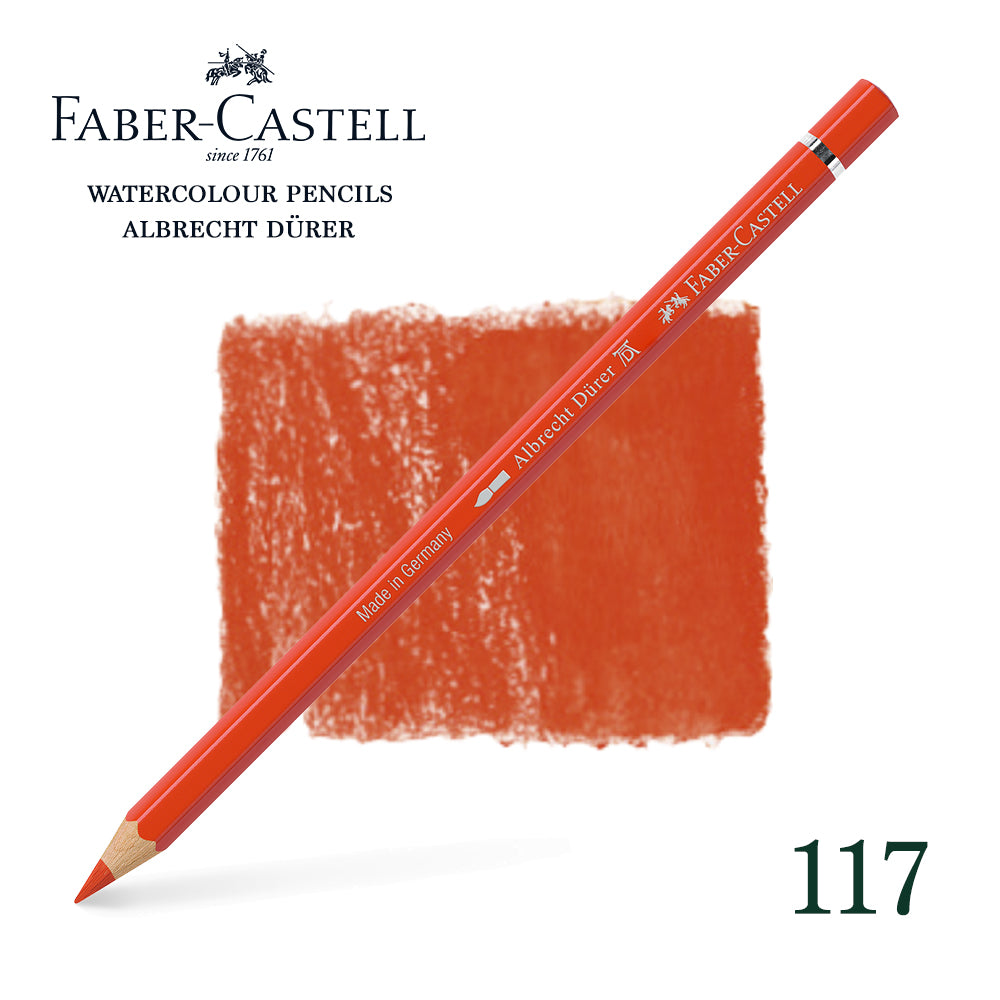 117 Light cadmium red - Watercolor pencil - Faber Castell - Albrecht Durer