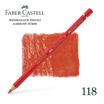 118 Scarlet red - Watercolor pencil - Faber Castell - Albrecht Durer