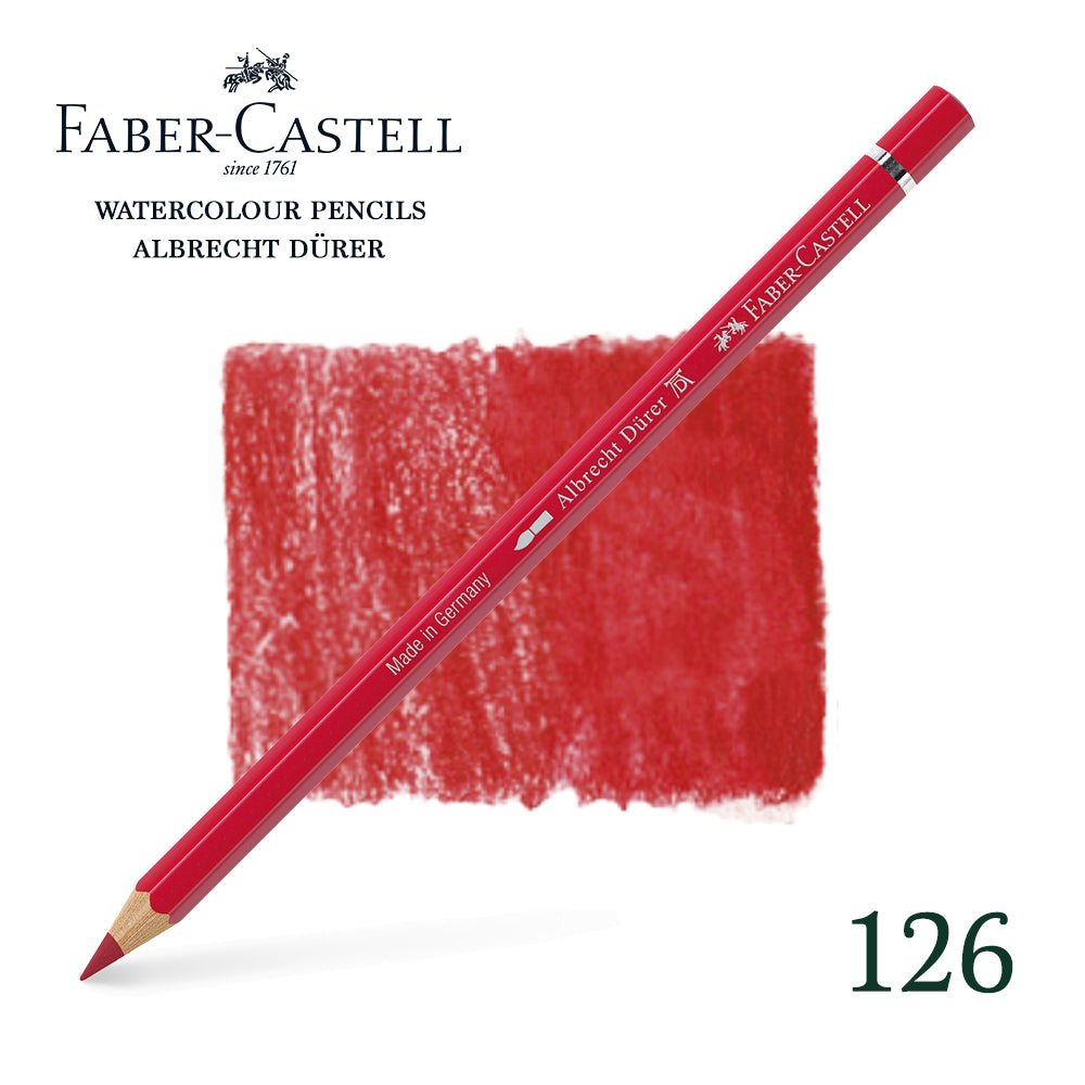 126 Permanent carmine - Watercolor pencil - Faber Castell - Albrecht Durer