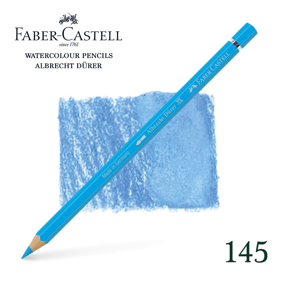 145 Light phthalo blue - Watercolor pencil - Faber Castell - Albrecht Durer