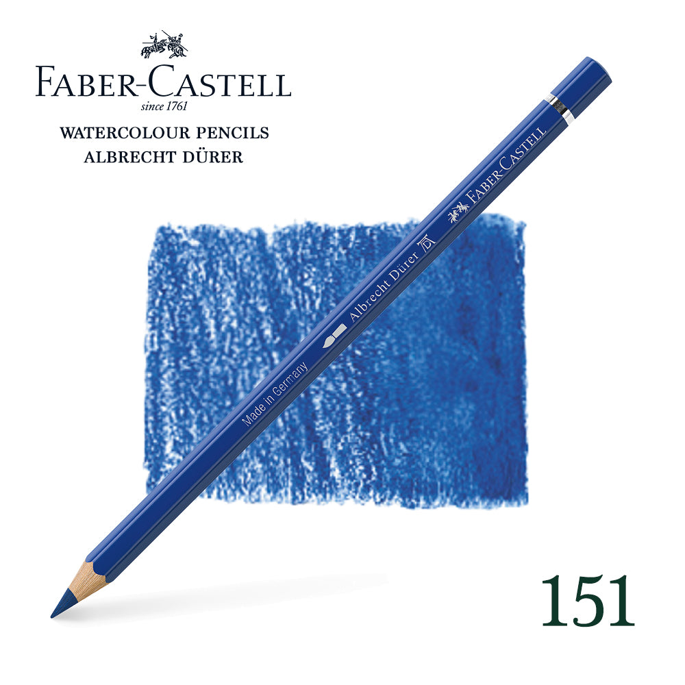 151 Helio-Blau rötlich - Aquarellstift - Faber-Castell - Albrecht Dürer