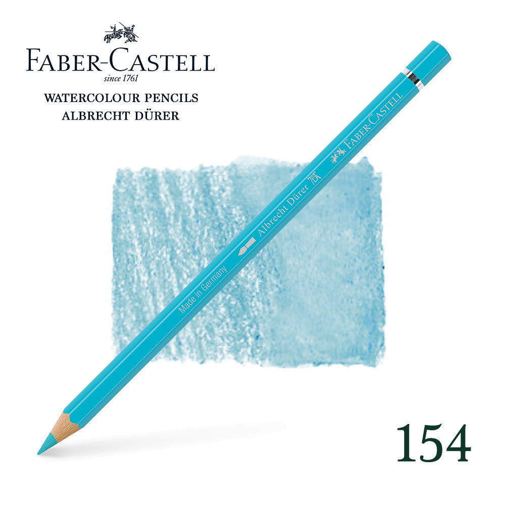 154 Light cobalt turquoise - Watercolor pencil - Faber Castell - Albrecht Durer
