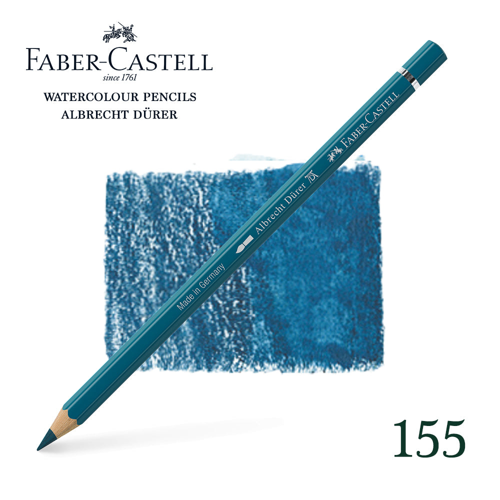 155 Helio turquoise - Watercolor pencil - Faber Castell - Albrecht Durer