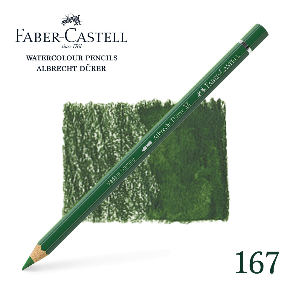 167 Permanent green olive - Watercolor pencil - Faber Castell - Albrecht Durer
