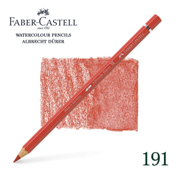 191 Rouge pompéien - Crayon aquarellable - Faber-Castell - Albrecht Dürer