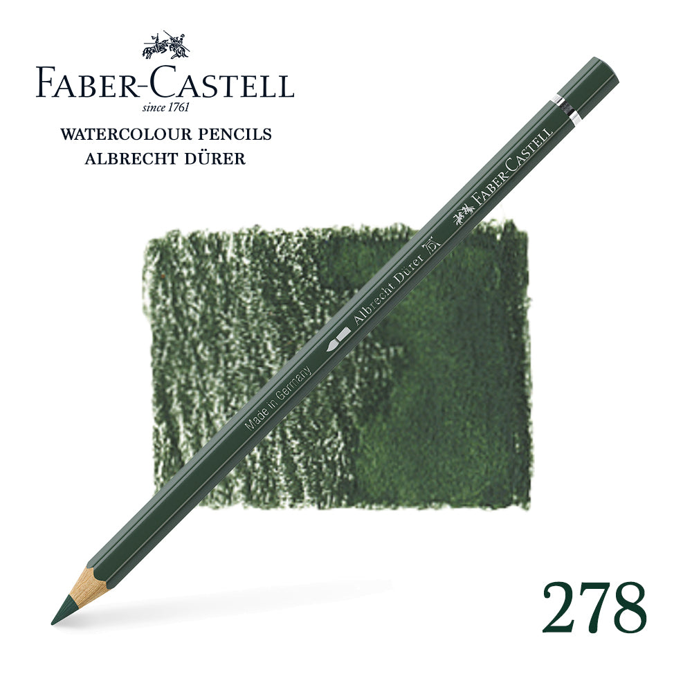 278 Vert oxyde de chrome - Crayon aquarellable - Faber-Castell - Albrecht Dürer