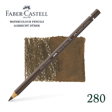 280 Terre d’ombre brûlée - Crayon aquarellable - Faber-Castell - Albrecht Dürer