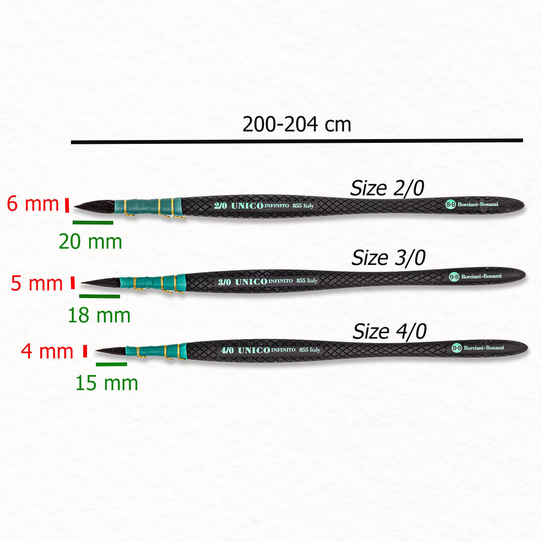Unico Infinito - Mini Quill - Borciani Bonazzi - Pinceau aquarelle synthétique