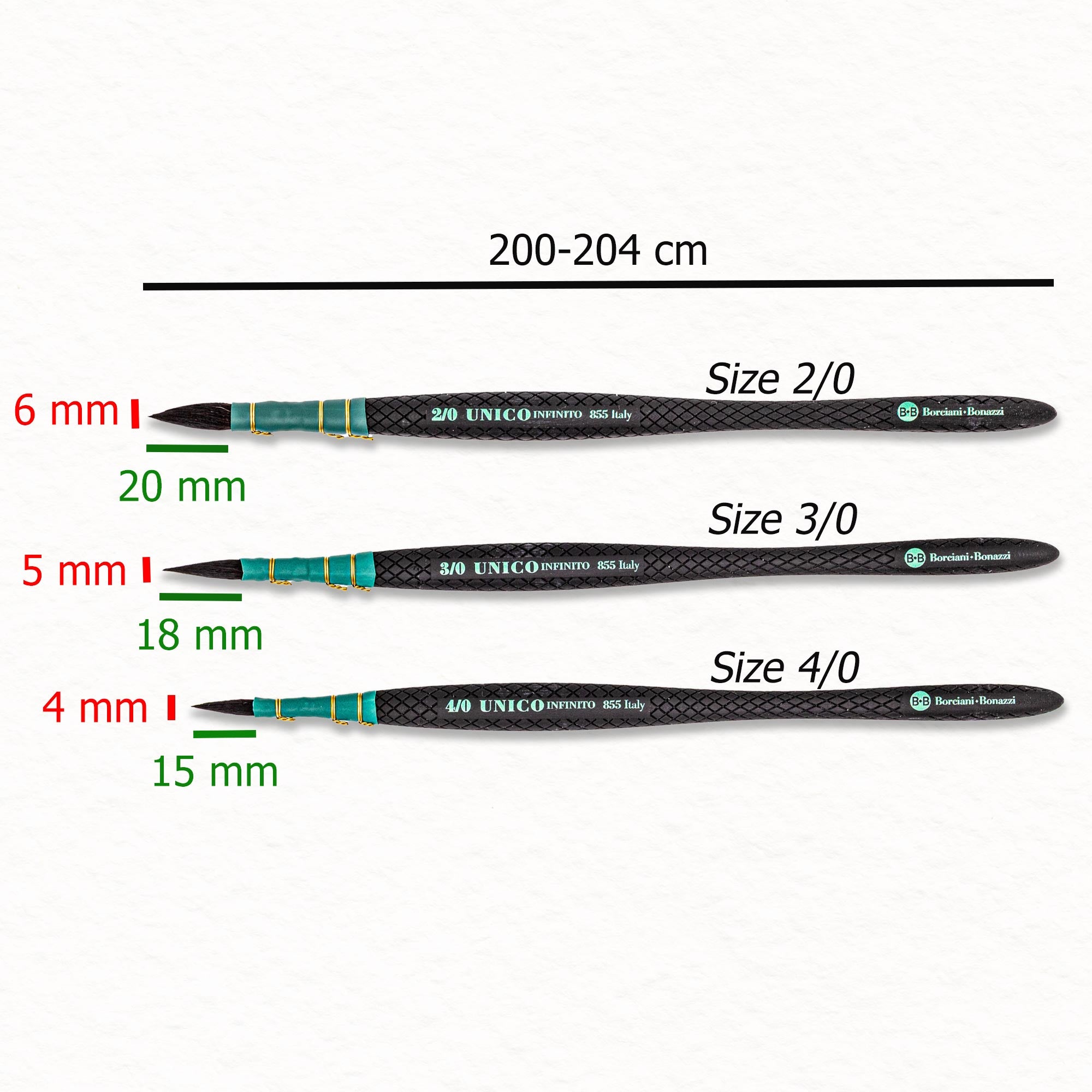 Unico Infinito - Mini Quill - Borciani Bonazzi - Pinceau aquarelle synthétique