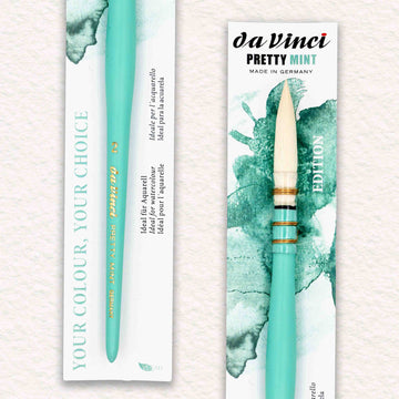 Pretty Mint - Da Vinci - Pinceau aquarelle synthétique (série 496)