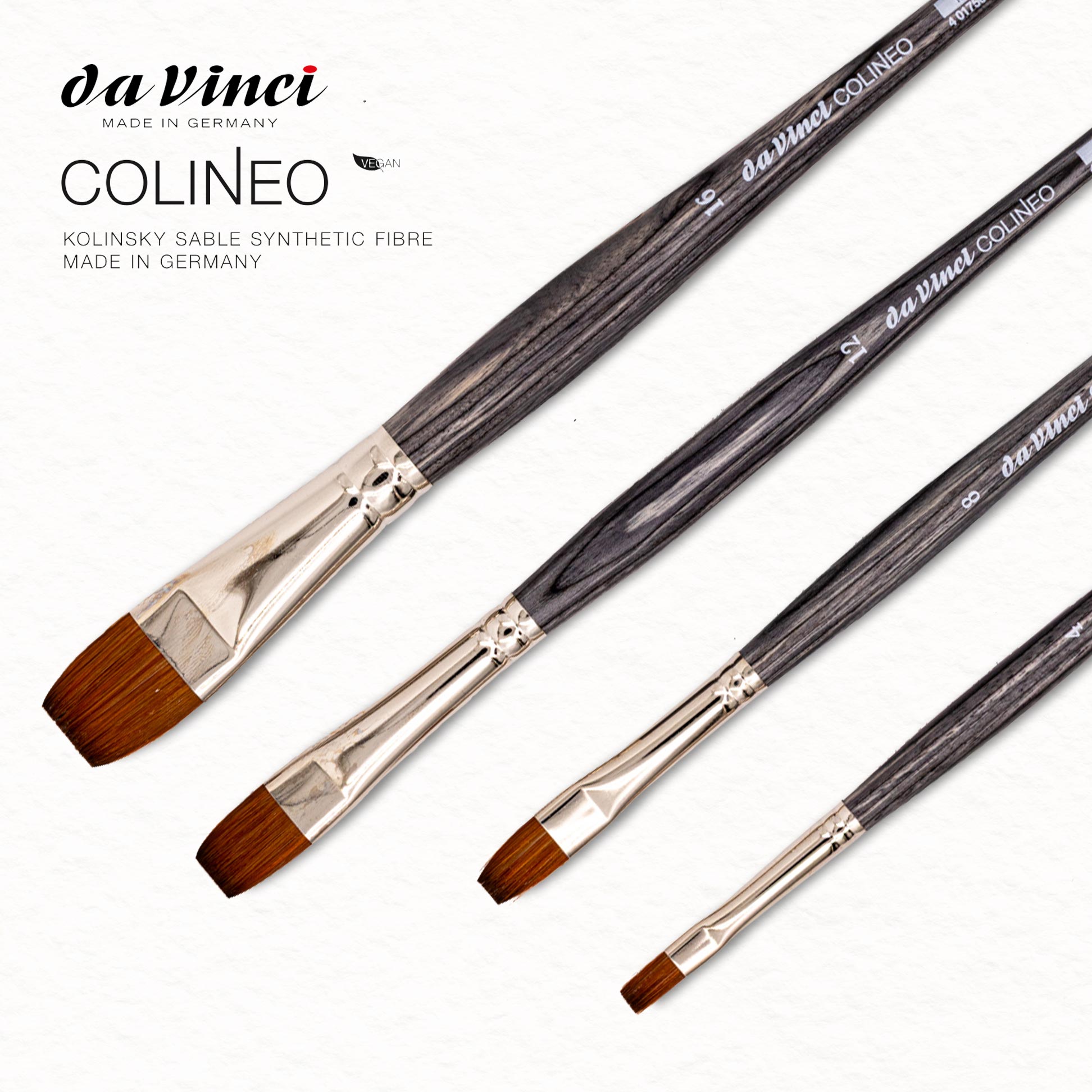 Colineo - Flat Brush - Da Vinci - Synthetic Watercolor Brush