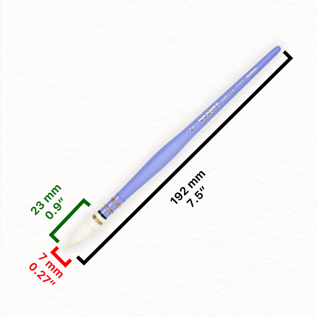 Pretty Lili - Da Vinci - Pinceau aquarelle synthétique