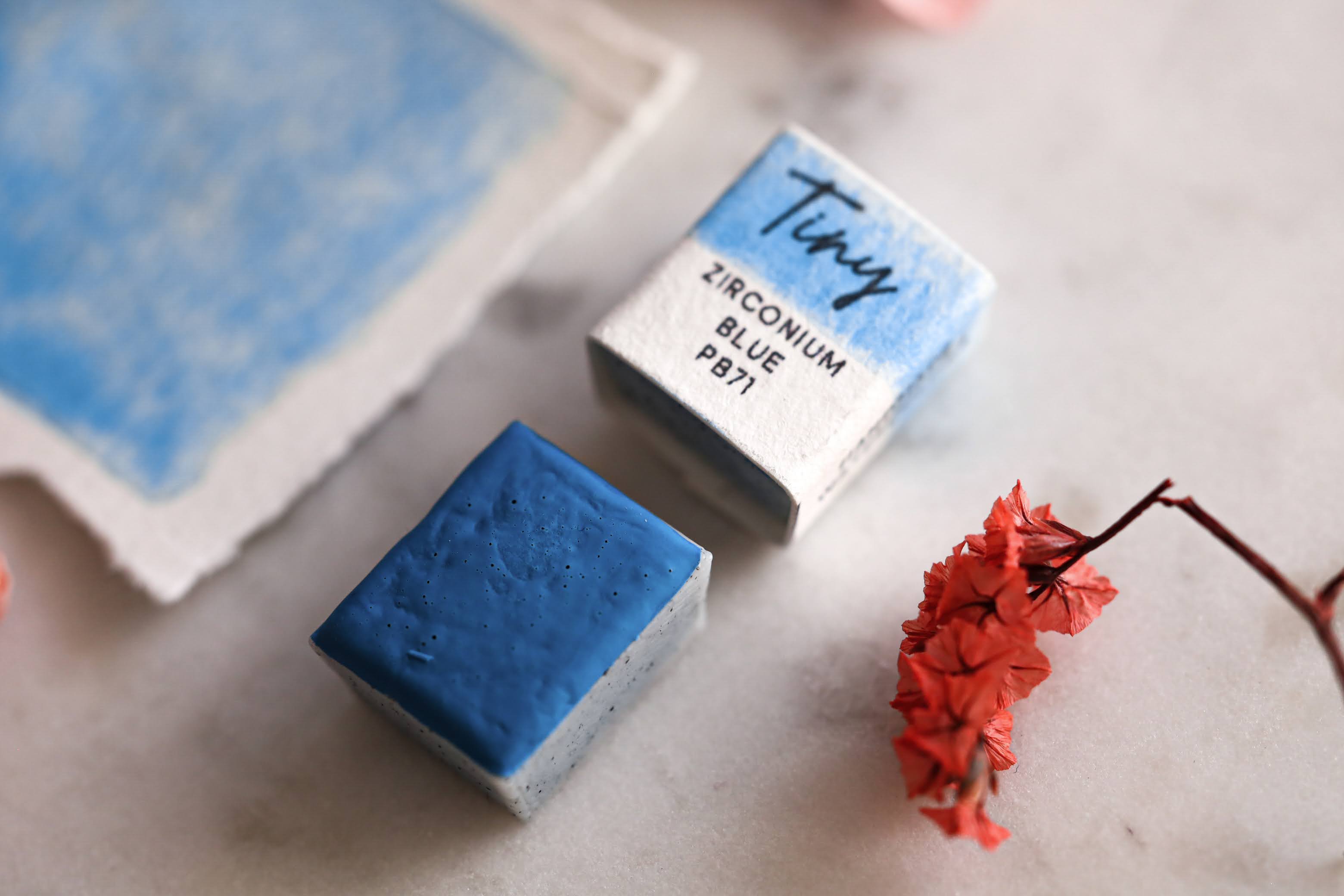 Kremer Watercolor - Zirconium Cerulean Blue Ready-made