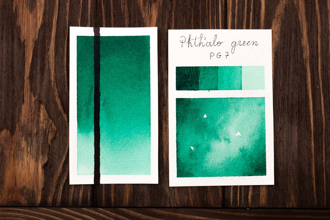 Vert phtalo - teinte bleue PG7