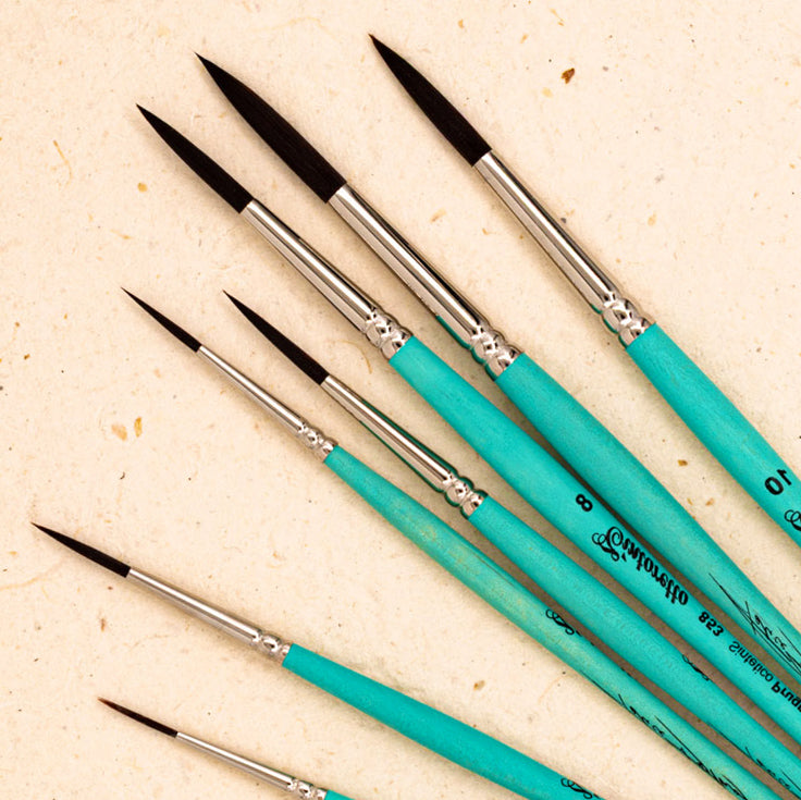 Prugna (series 853) - Tintoretto - Synthetic watercolor brush