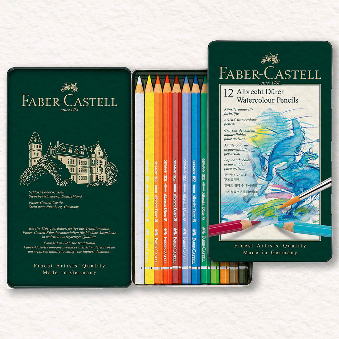 Set van 12 aquarelpotloden – Faber-Castell – Albrecht Dürer