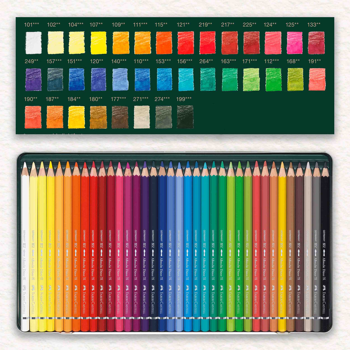 Set van 36 aquarelpotloden – Faber-Castell – Albrecht Dürer