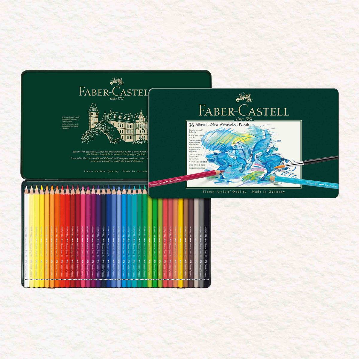 Set van 36 aquarelpotloden – Faber-Castell – Albrecht Dürer