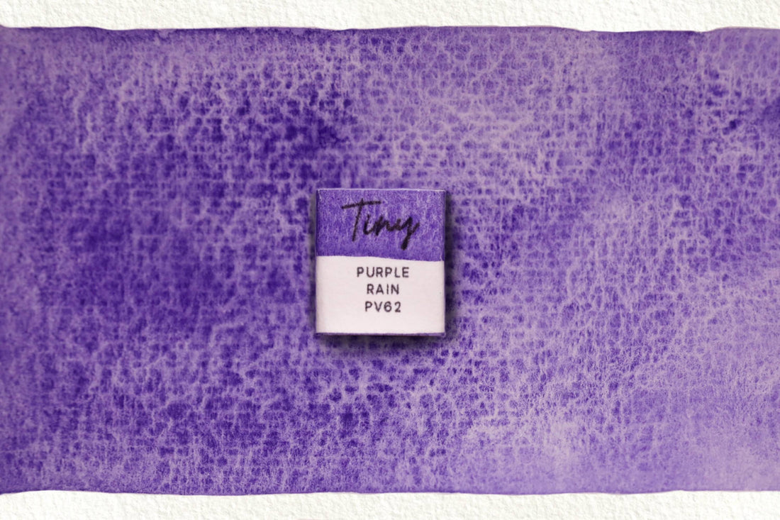 Purple Rain PV62 (limited edition) - Handgemaakte aquarelverf - Granulerend